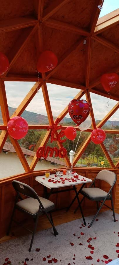 Benigno Mirador Bed & Breakfast Guatavita Luaran gambar